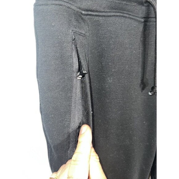 Alphalete Joggers Women’s Small Black Pockets Drawstring Tapered Leg Gym (R) - Picture 3 of 6
